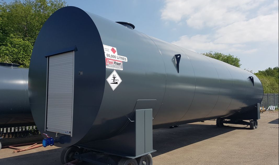 NTS 60,000 Litre Cylindrical Diesel Fuel Tank